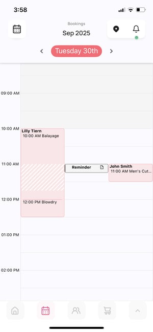 3 bookings
