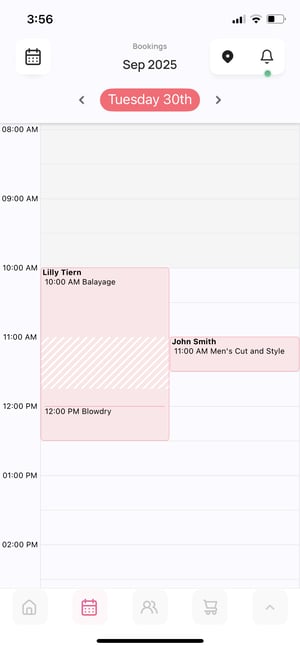 two bookings